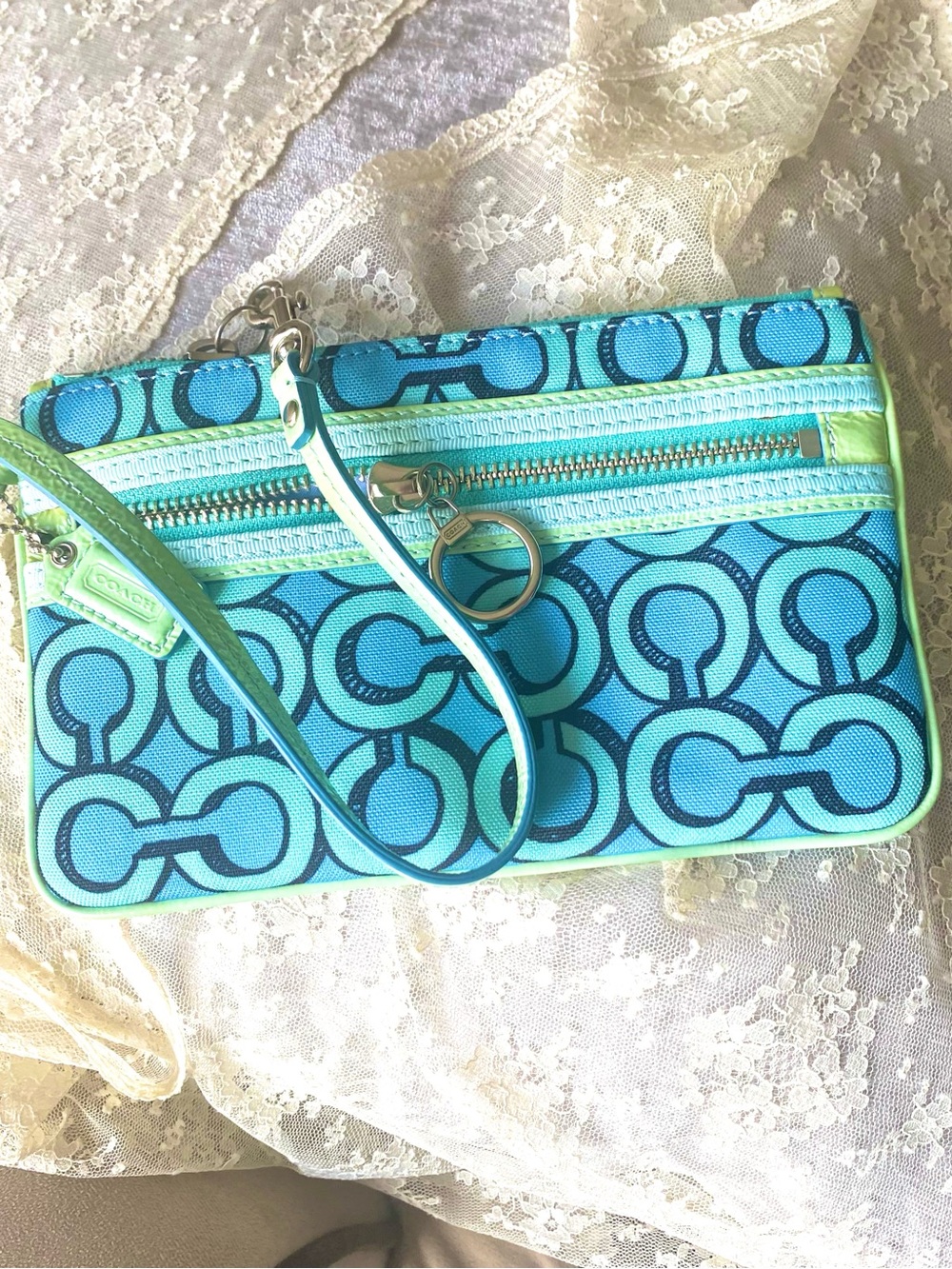 Coach Poppy Wristlet Never Used